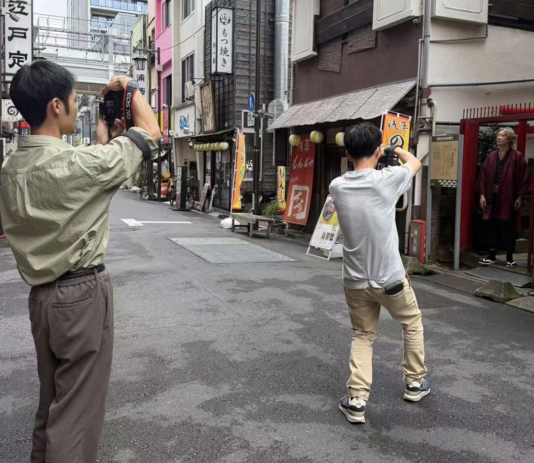 浅草で着物姿を撮影する出張カメラマン